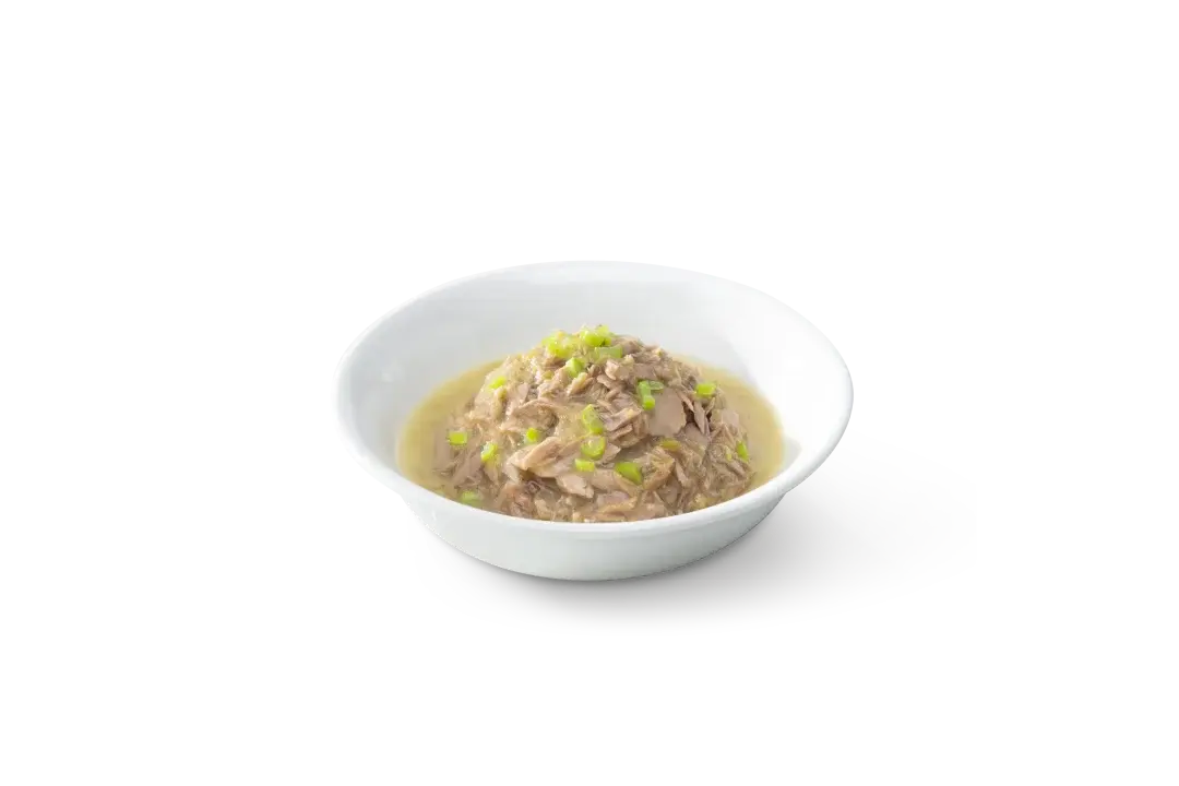 TUNA WITH GREEN BEANS IN GRAVY PLATE