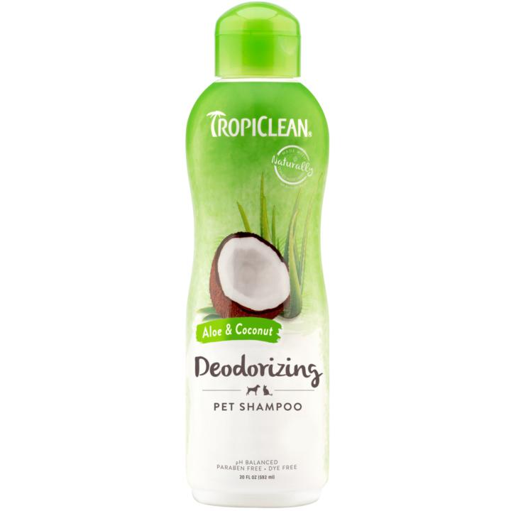 TROPICLEAN SZAMPON ALOE COCONUT PIES, KOT 592ML